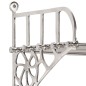 vidaXL Soporte de equipaje con perchas de pared aluminio vidaXL Soporte de equipaje con perchas de pared aluminio