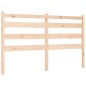 vidaXL Estructura de cama de matrimonio con cabecero madera maciza vidaXL Estructura de cama de matrimonio con cabecero madera maciza