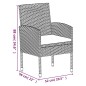 vidaXL Set de comedor de jardín 7 pzas y cojines ratán sintético negro vidaXL Set de comedor de jardín 7 pzas y cojines ratán sintético negro