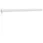 vidaXL Toldo retráctil aluminio y tela amarillo y blanco 4x3 m vidaXL Toldo retráctil aluminio y tela amarillo y blanco 4x3 m
