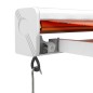 vidaXL Toldo retráctil aluminio y tela naranja y marrón 4,5x3 m vidaXL Toldo retráctil aluminio y tela naranja y marrón 4,5x3 m