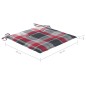 vidaXL Sillas de jardín plegables 6 uds cojines madera maciza acacia