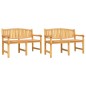 vidaXL Juego de comedor para jardín 5 piezas madera maciza de teca vidaXL Juego de comedor para jardín 5 piezas madera maciza de teca
