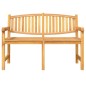 vidaXL Juego de comedor para jardín 5 piezas madera maciza de teca vidaXL Juego de comedor para jardín 5 piezas madera maciza de teca