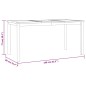 vidaXL Juego de comedor de jardín 7 piezas madera maciza de teca vidaXL Juego de comedor de jardín 7 piezas madera maciza de teca