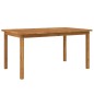 vidaXL Juego de comedor para jardín 7 piezas madera maciza acacia
