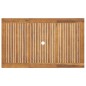 vidaXL Juego de comedor para jardín 7 piezas madera maciza acacia