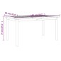 vidaXL Juego de comedor para jardín 7 piezas madera maciza acacia