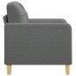 vidaXL Sillón de tela gris oscuro 60 cm vidaXL Sillón de tela gris oscuro 60 cm