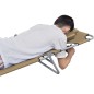 vidaXL Tumbona plegable con cojín de cabeza y respaldo ajustable gris vidaXL Tumbona plegable con cojín de cabeza y respaldo ajustable gris