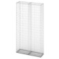 vidaXL Muro de gaviones jardín con piedras de vidrio LED 100x30x150cm vidaXL Muro de gaviones jardín con piedras de vidrio LED 100x30x150cm