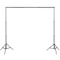 vidaXL Kit estudio 3 telones fondo algodón estructura ajustable 3x3 m vidaXL Kit estudio 3 telones fondo algodón estructura ajustable 3x3 m