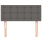 vidaXL Cabecero de cuero sintético gris 90x5x78/88 cm vidaXL Cabecero de cuero sintético gris 90x5x78/88 cm