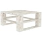 vidaXL Set muebles de palés para jardín 6 pzas madera cojines negros