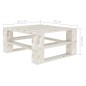 vidaXL Set muebles de palés para jardín 6 pzas madera cojines negros