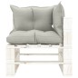 vidaXL Set muebles de palets de jardín 6 pzas madera cojines taupe vidaXL Set muebles de palets de jardín 6 pzas madera cojines taupe