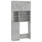 vidaXL Mueble para lavadora madera de ingeniería gris hormigón vidaXL Mueble para lavadora madera de ingeniería gris hormigón