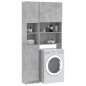 vidaXL Mueble para lavadora madera de ingeniería gris hormigón vidaXL Mueble para lavadora madera de ingeniería gris hormigón