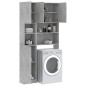 vidaXL Mueble para lavadora madera de ingeniería gris hormigón vidaXL Mueble para lavadora madera de ingeniería gris hormigón