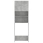 vidaXL Mueble para lavadora madera de ingeniería gris hormigón vidaXL Mueble para lavadora madera de ingeniería gris hormigón