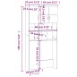 vidaXL Mueble para lavadora madera de ingeniería gris hormigón vidaXL Mueble para lavadora madera de ingeniería gris hormigón