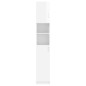 vidaXL Mueble para lavadora madera de ingeniería blanco brillo vidaXL Mueble para lavadora madera de ingeniería blanco brillo