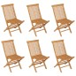 vidaXL Conjunto de comedor de jardín 7 piezas madera maciza de teca vidaXL Conjunto de comedor de jardín 7 piezas madera maciza de teca