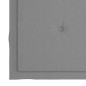 vidaXL Sillas de comedor 2 uds madera maciza de teca con cojines gris vidaXL Sillas de comedor 2 uds madera maciza de teca con cojines gris