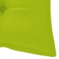 vidaXL Banco de jardín apilable y cojín madera maciza de teca 128,5 cm vidaXL Banco de jardín apilable y cojín madera maciza de teca 128,5 cm