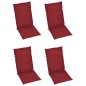 vidaXL Sillas de jardín plegables 3 uds y cojines madera maciza acacia vidaXL Sillas de jardín plegables 3 uds y cojines madera maciza acacia