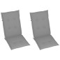 vidaXL Silla mecedora con cojines madera maciza de acacia vidaXL Silla mecedora con cojines madera maciza de acacia