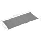 vidaXL Silla mecedora con cojines madera maciza de acacia vidaXL Silla mecedora con cojines madera maciza de acacia