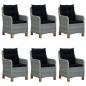 vidaXL Juego de comedor para jardín 9 piezas gris claro vidaXL Juego de comedor para jardín 9 piezas gris claro