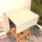 vidaXL Toldo automático retráctil con persiana color crema 4x3 m vidaXL Toldo automático retráctil con persiana color crema 4x3 m