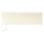 vidaXL Toldo automático retráctil con persiana color crema 4x3 m vidaXL Toldo automático retráctil con persiana color crema 4x3 m