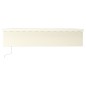 vidaXL Toldo automático con persiana LED sensor de viento crema 6x3 m vidaXL Toldo automático con persiana LED sensor de viento crema 6x3 m