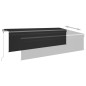 vidaXL Toldo automático persiana LED sensor viento gris antracita 5x3m vidaXL Toldo automático persiana LED sensor viento gris antracita 5x3m