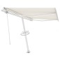 vidaXL Toldo automático con LED sensor de viento color crema 300x250cm vidaXL Toldo automático con LED sensor de viento color crema 300x250cm
