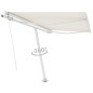 vidaXL Toldo de pie retráctil manual crema 300x250 cm vidaXL Toldo de pie retráctil manual crema 300x250 cm