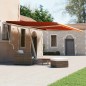 vidaXL Toldo de pie retráctil manual naranja y marrón 600x300 cm vidaXL Toldo de pie retráctil manual naranja y marrón 600x300 cm