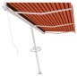 vidaXL Toldo de pie retráctil manual naranja y marrón 600x300 cm vidaXL Toldo de pie retráctil manual naranja y marrón 600x300 cm