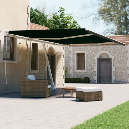vidaXL Toldo de pie automático gris antracita 600x300 cm