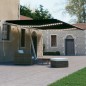 vidaXL Toldo automático LED sensor de viento gris antracita 600x300 cm vidaXL Toldo automático LED sensor de viento gris antracita 600x300 cm