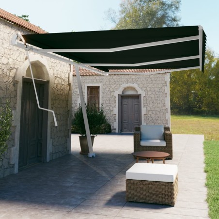 vidaXL Toldo de pie automático gris antracita 600x350 cm