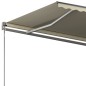 vidaXL Toldo de pie automático crema 300x250 cm