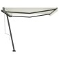 vidaXL Toldo de pie automático crema 400x300 cm vidaXL Toldo de pie automático crema 400x300 cm