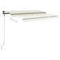 vidaXL Toldo de pie automático crema 400x300 cm vidaXL Toldo de pie automático crema 400x300 cm