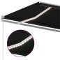 vidaXL Toldo automático LED sensor de viento gris antracita 6x3,5 m vidaXL Toldo automático LED sensor de viento gris antracita 6x3,5 m