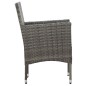 vidaXL Juego de comedor de jardín 7 piezas ratán sintético gris vidaXL Juego de comedor de jardín 7 piezas ratán sintético gris
