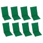 vidaXL Sillas de jardín reclinables y cojines 8 uds madera acacia gris vidaXL Sillas de jardín reclinables y cojines 8 uds madera acacia gris